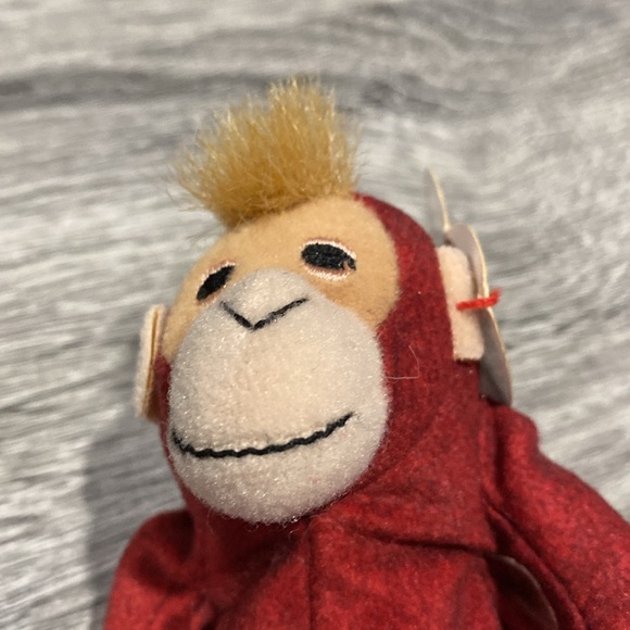 Ty | Teenie Beanie Babies: Schweetheart the Orangutan - Mini Bean Bag Plush - Picture 10 of 11